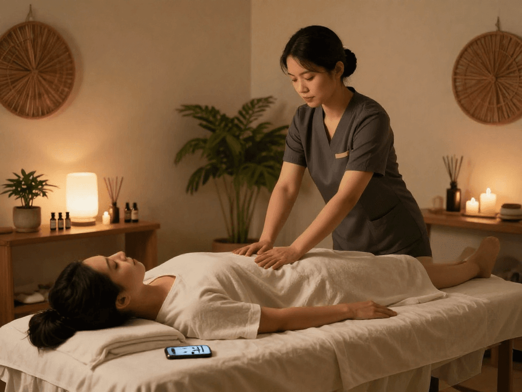 Experience 파주출장마사지 in a tranquil home setting with a professional therapist.