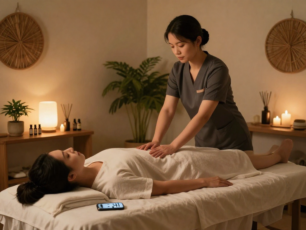 Experience 파주출장마사지 in a tranquil home setting with a professional therapist.