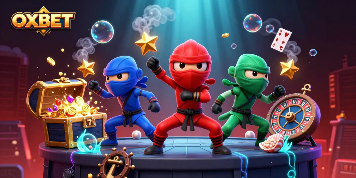 Engage with OXBET's thrilling casino adventures featuring ninja chameleons unleashing excitement.