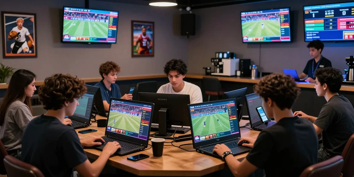 BetLabel users experiencing live sports betting in a vibrant, modern setting, showcasing excitement and engagement.