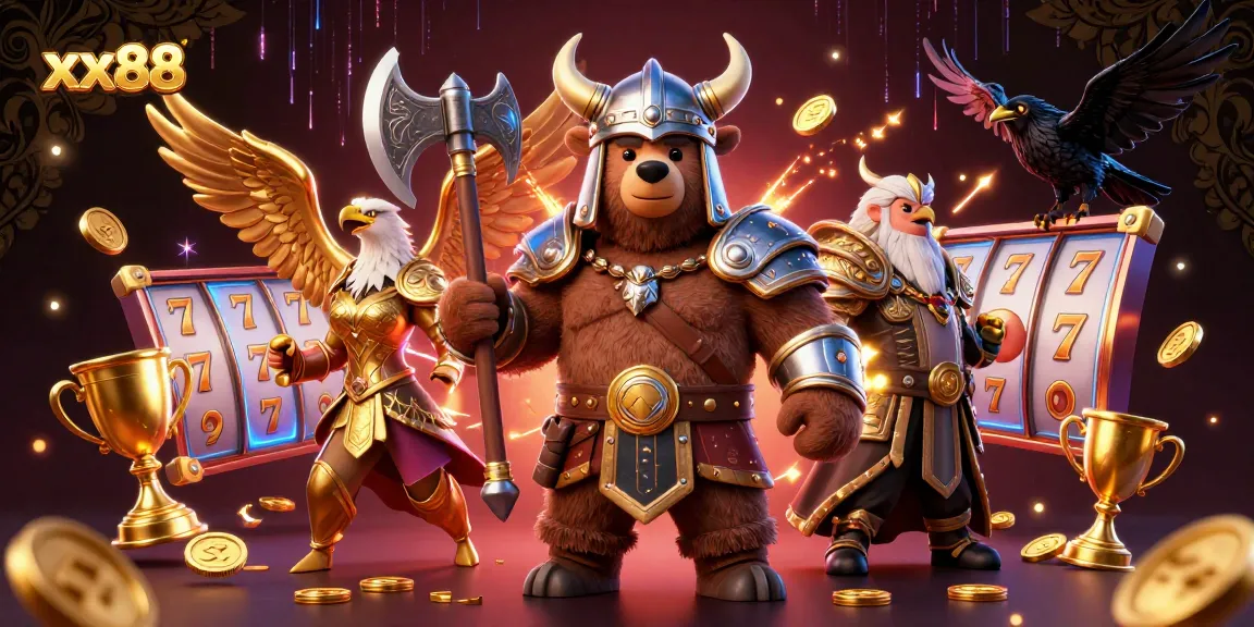 Experience the thrilling world of xx88 with colorful slots, jackpots, and vibrant casino elements!