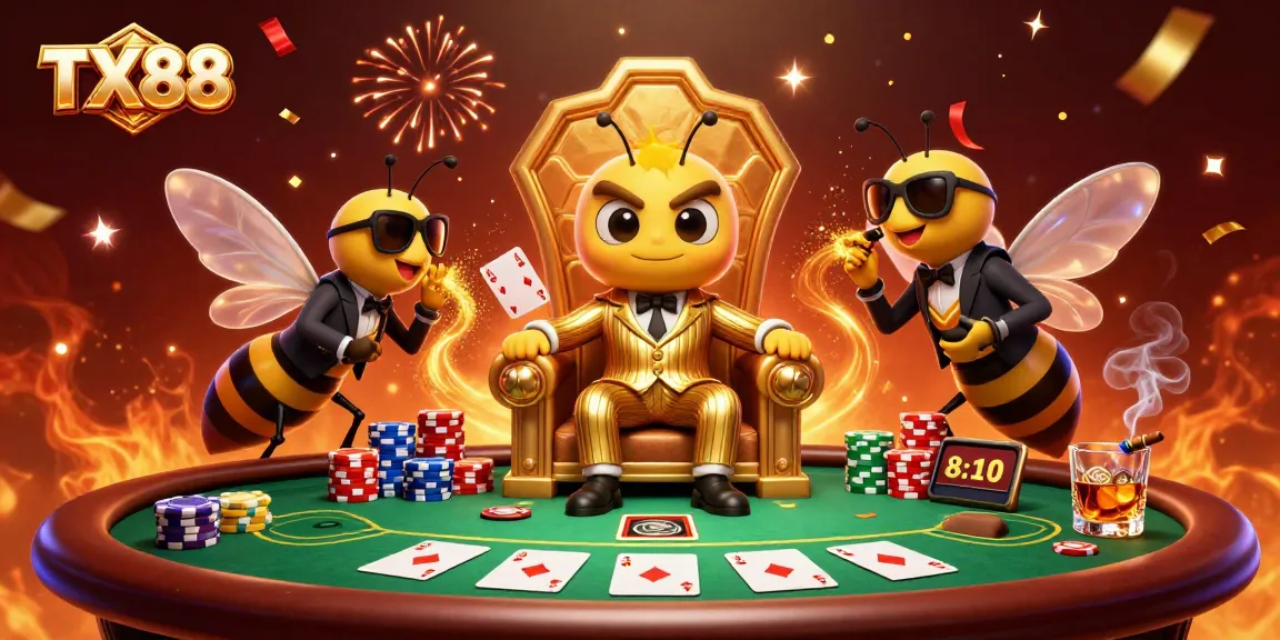 Experience the excitement at TX88 Casino with unique characters and rich casino elements.